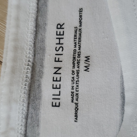 Eileen Fisher stripe boat-neck tunic top - Picture 4 of 10